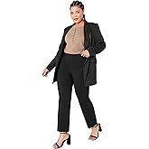 Avenue Women's Plus Size Super Stretch Bootcut Pant Black
