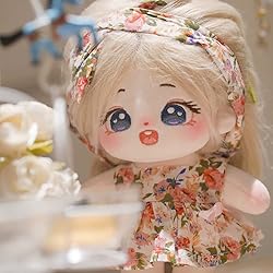 niannyyhouse 20cm Plush Doll Girl Humanoid Stuffed