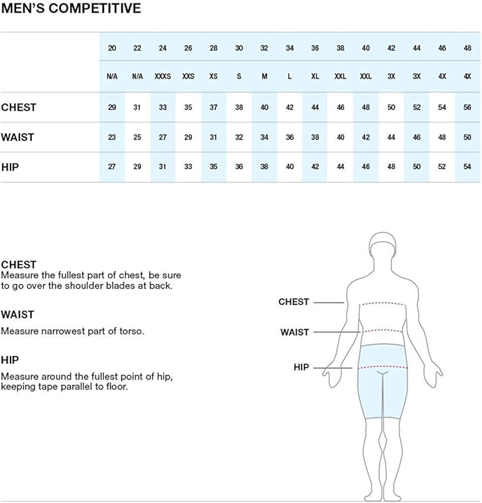 Speedo Men's Swimsuit Square Leg Endurance+ Solid : Clothing