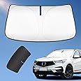 UKTOP Car Sun Shade Sunshade for Acura RDX 2019-2024 2025 Windshield Cove, 240T 4-Layers Front Window Shade Foldable Sun Visor Blocks UV Rays and Sun Heat Protection Interior Accessories