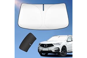 UKTOP Car Sun Shade Sunshade for Acura RDX 2019-2024 Windshield Cove, 240T 2-Layer Front Window Shade Foldable Sun Visor Blocks UV Rays and Sun Heat Protection Interior Accessories Keep Car Cooler