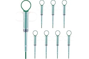 YUXIANLB 6 Pcs Pet Pill Plunger Popper for Small Cats Dogs Soft Tip Medicine Feeder Puppy Tablet Feeder for Feeding Accessories Liquid Medical Feeding Tool with Syringe Pusher for Small Animals