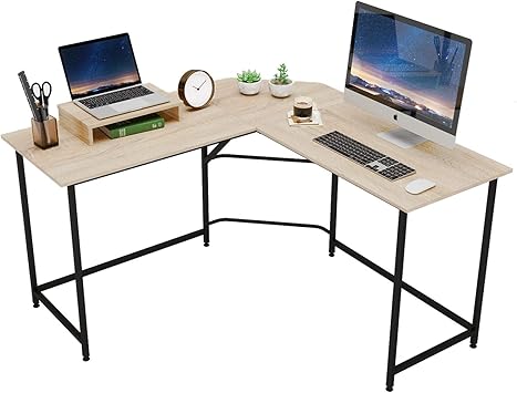 Amazon Domy Home パソコンデスク L字デスク オフィスデスク Pcデスク デスク L字型 ワークデスク シンプルデスク L字 型コーナーデスク ゲーミングデスク 在宅勤務 テレワーク オーク パソコンデスク 文房具 オフィス用品