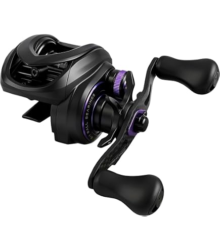 KINGDOM Ultralight Baitcasting Reel, Micro Monster Mix 7.6:1 High Speed Baitcaster 128g Carbon Body, 7075 Aluminum Spool, 4kg Max Drag 6+1 Bearings, Micro Fishing Casting Reel Left Hand : Sports & Outdoors