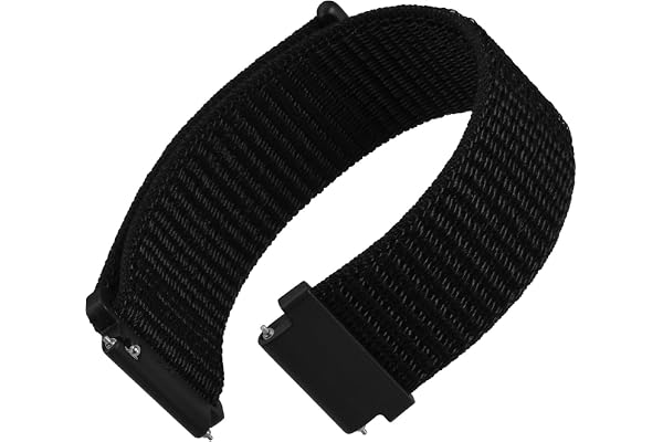 WOCCI Adjustable Nylon Sport Watch Bands with Hook and Loop Fastener, Quick Release Watch Straps for Men and Women, Band Widt