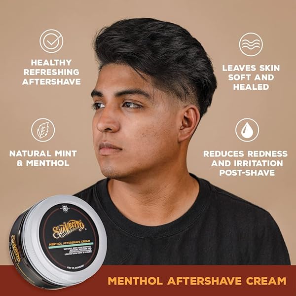 SUAVECITO MENTHOL AFTERSHAVE 8 OZ MEN’S FACE GROOMING
