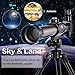 TELESCOPE FOR KIDS - Easy to Use-Detachable-3 Magnification Eyepieces-an Adjustable Tripod for Kids-Enjoy a Steady Observation of the Moon and Stars with a Telescope that's Fun for Astronomy Beginners