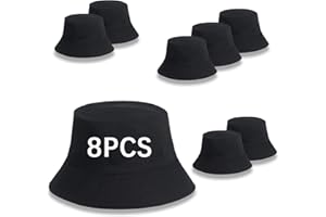 DASSNANE Sublimated Bucket Hats Bulk Solid Color DIY Blank Hat Bucket Hats for Men, Women and Adults