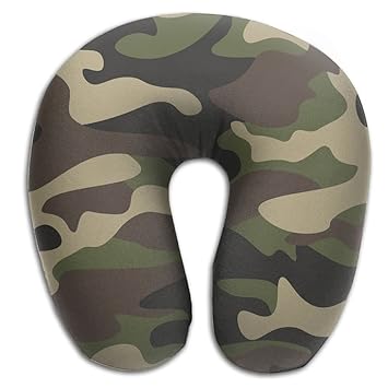 Amazon Com Green Brown Camo Super U Type Pillow Neck Pillow