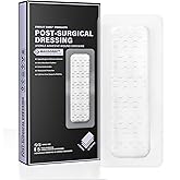 EVERLIT Post-Surgical Dressing | Sterile Waterproof Adhesive Dressing for Post-Operative Wound Care | Hypoallergenic Silicone Coated Bandage for Surgical Incision Pack of 5 (4" x 10")