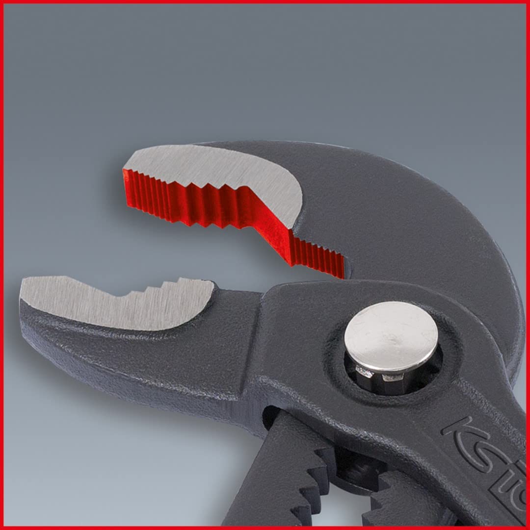 KS Tools 115.2010 Wasserpumpenzange mit Druckknopfverstellung, 240mm 9