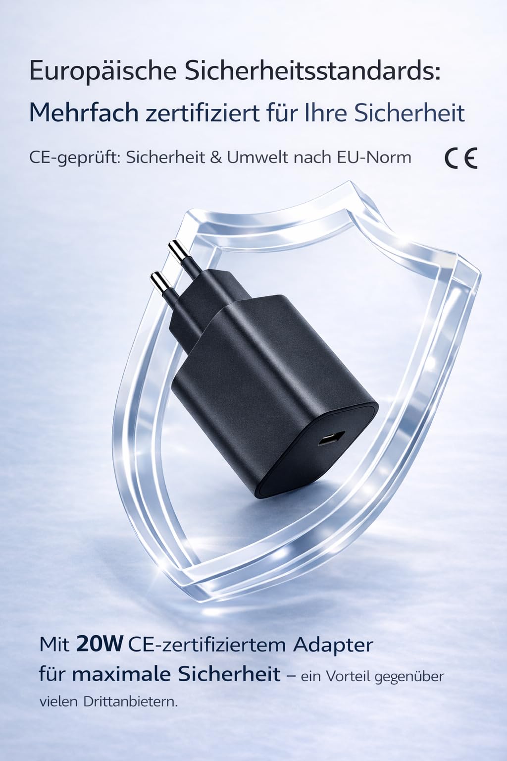 Induktive Ladestation Kompatibel mit Magsafe Ladegerät,QTlier 3 in 1 iPhone Ladestation für Air 17/16/15/14/13/12 Serie,20W Wireless Charger für Apple Watch 10/9/8/7/6/5/4/3 und AirPods (Tief Schwarz) 8