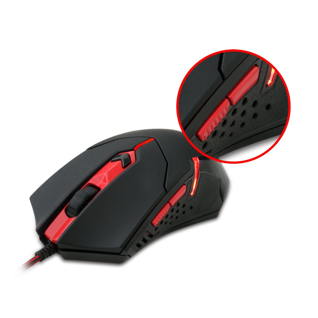 Redragon K552BA Mechanical Gaming Keyboard and Mouse Combo & Large