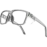 EYEGLAD VETRA Z87+ Certified Safety Glasses HD High Contrast UV400 Side Shield Anti-Oil Coating Stylish Eyewear