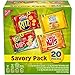 Nabisco Savory Cracker Variety Pack, RITZ, Cheese Nips, Wheat Thins & RITZ Toasted Chips Sour Cream and Onion, 20 Snack Packs
