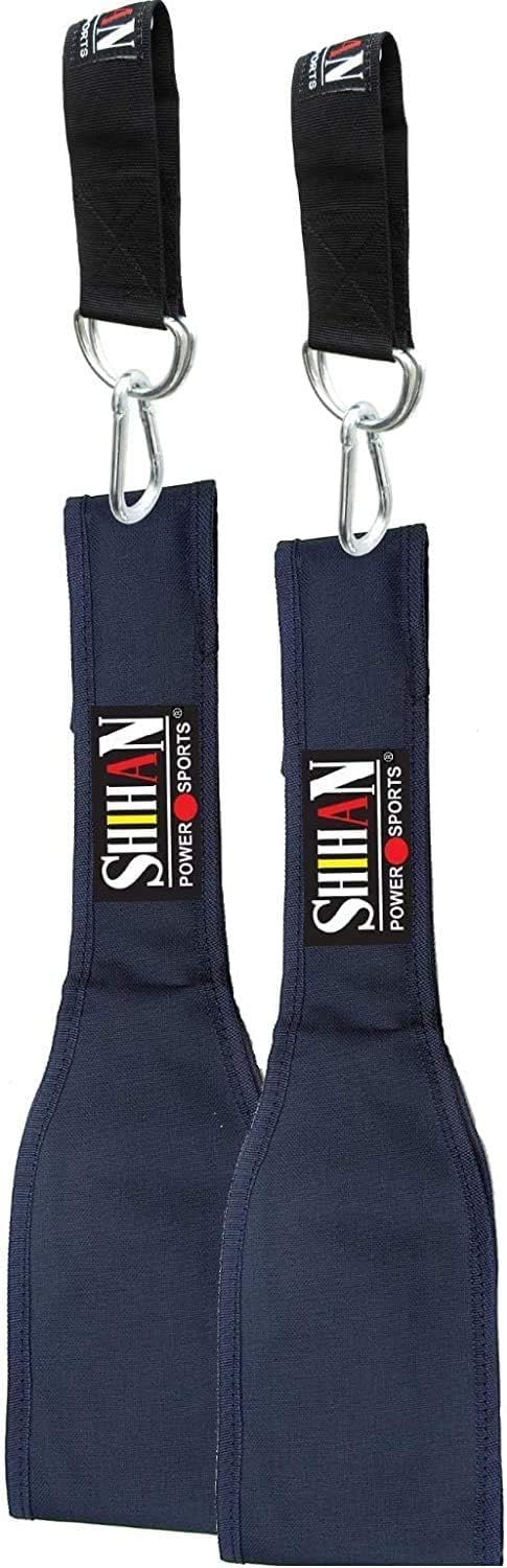PORTABLE Ab Straps/Slings Shihan BLUE DENVER Standard AB-Crunch Sling AB Straps Weight Lifting Boxing Hanging Gym for Men/Women,