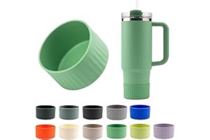 SXhyf Protective Silicone Boot for Stanley Quencher H2.0 40 30 20 oz Tumbler with Handle & Iceflow 20 30oz, Anti-Slip/Scratch/Noise Protector Sleeve Cover Boot for Stanley Cup Accessories SF8293