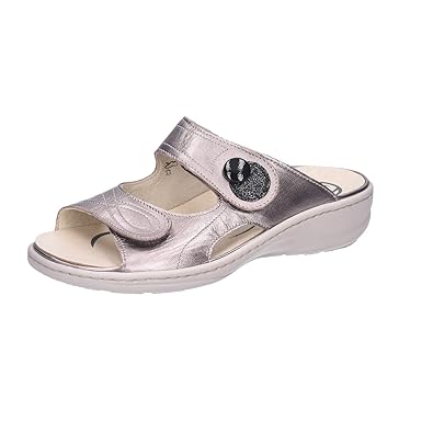 Waldläufer Damen Pantoletten MARAKESCH Taipei 408505806/090 Silber 431133