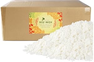 Grcdoyvl Natural Soy Wax for Candle Making 20 lb Bag, Soy Wax Flakes,DIY Candle