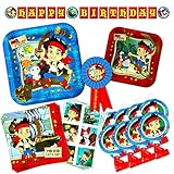 Disney Junior Jake and the Neverland Pirates Party Supplies Set - Birthday Party Decorations, Party Favors, Plates, Napkins and More!