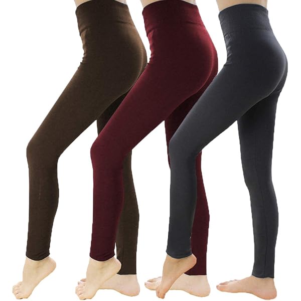 thumbnail interactive-video image 1 of 1X 2X 3X Brushed Microfiber Premium Cotton Long Full Length Leggings W/ Pockets 1 of 14