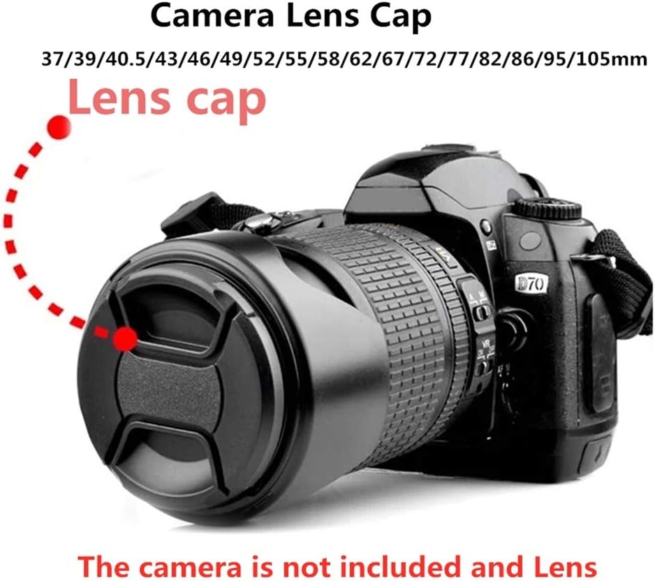 58mm Center Pinch Snap-on Front Lens Cap Suitable for Nikon/for sony/for Canon/for Pentax/for Samsung Camera,With Anti-lost Rope - Image 3