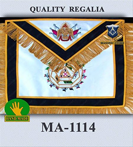 Masonic StoreMasonic 32 Degree Apron Hand Made RL