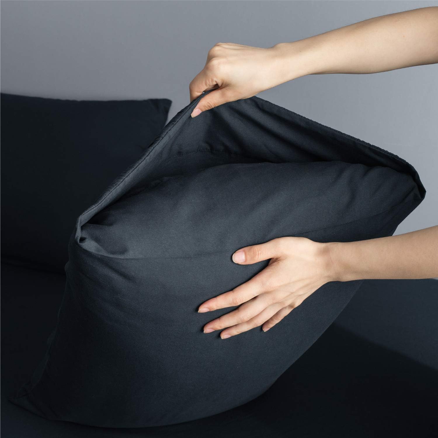 Bedsure Black Sheets Full Size - Soft 1800 Bedding Microfiber Sheets Full Size Bed, 4 Pieces Full Bed Sheets: Kitchen & Dining