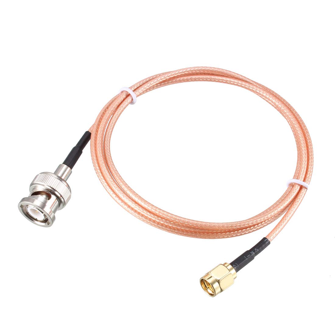 sourcing map RG316 Coaxial Cable with BNC Male to SMA Male Connectors 50 Ohm 3 Ft