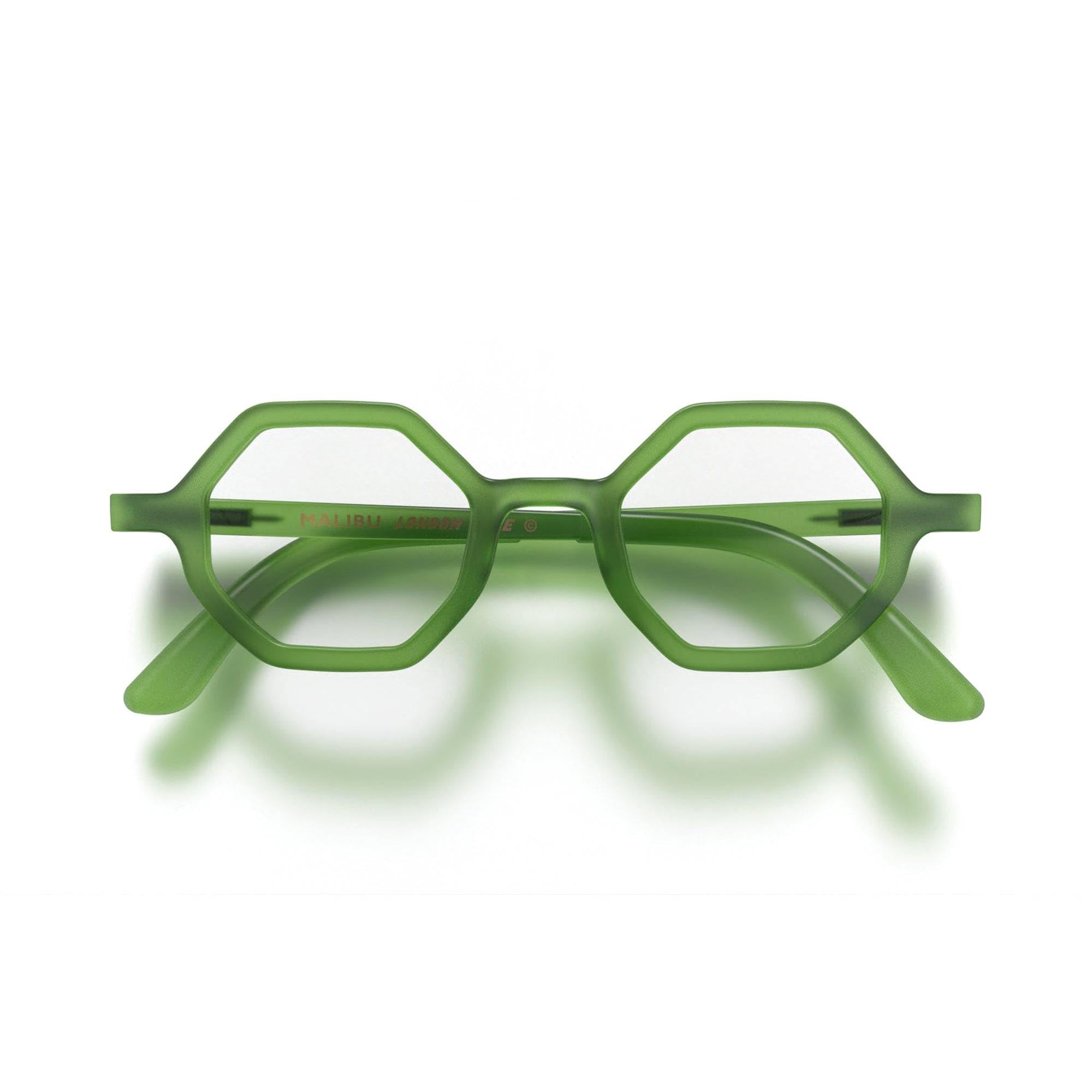 LONDON MOLE® Malibu reading glasses | Cool hexagonal/octagonal shaped readers | Men’s Women’s Unisex | Spring hinges