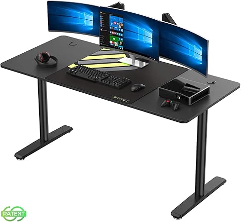 EUREKA ERGONOMIC Schreibtisch Computertisch PC Tisch Bürotisch Großer