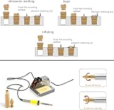 PEUTIER 120Pcs M3 Brass Heat Set Inserts 3D Printing Knurled Nuts 4x5mm view 5