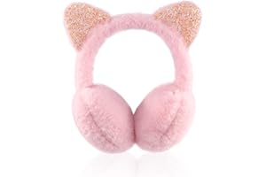 XIAOHAWANG Kids Ear Muffs Girls Winter Earmuffs Boys Warm Ear Warmers Children Adjustable Plush Fashion