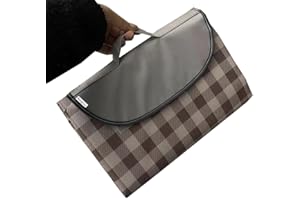 PUPOPIK Picnic Beach Blanket, Picnic Mat 80x60in Waterproof Foldable, Family Mat, Portable Large Picnic Blankets for Travel, Hiking, Music Festival