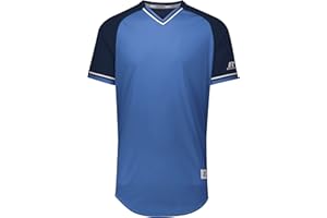 Russell Athletic Boys' Youth Classic V-Neck Jersey, Moisture-Wicking, Comfortable Fit