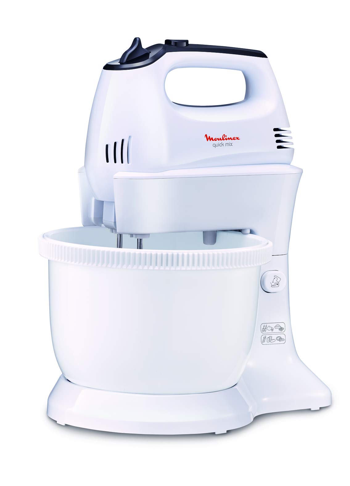 MOULINEX Hand Mixer With PLASTIC Bowl 3.5Litre
