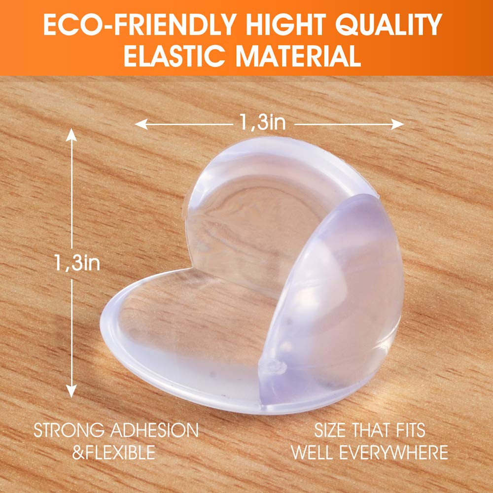COCOLi Clear Corner Protectors 20 Pack，Baby Proofing Table Corner Guards，Protectors for Child Safety and Furniture Against Sharp Corners : Baby