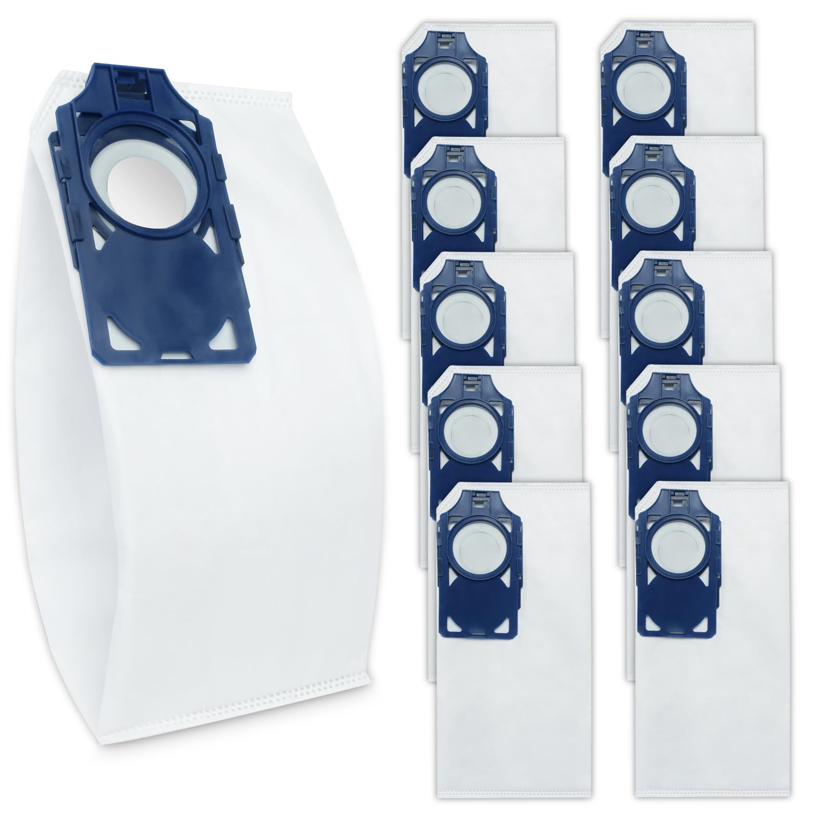 Photo 1 of 10 Pack R30D HEPA Replacement Bags for Riccar Brilliance R30D, R30P, R30PET & Simplicity Synchrony S30D, S30P, S30PET, RNHC-6/SNH-6, Upright Vacuums