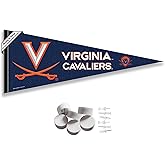 College Flags & Banners Co. Virginia Cavaliers Pennant Flag and Wall Tack Mount Pads