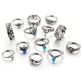 BELICEY 9-15PCS Knuckle Stacking Rings Set for