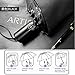 KAILEDI Umbrella, Automatically Opens / Closes Compact Umbrella, Outdoor Windproof Travel Golf Umbrella,Folding Short Umbrella (Black)