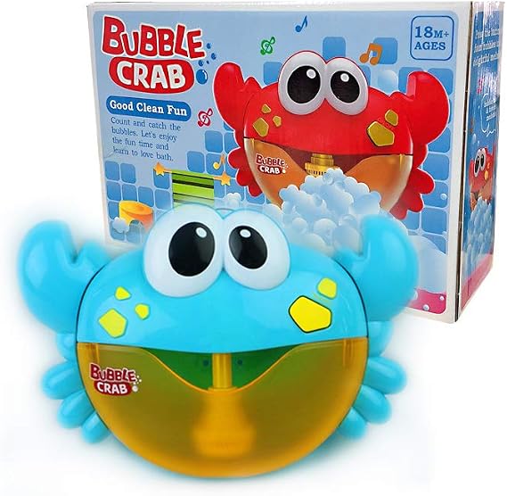 Amazon.com: LHY Blue Crab Bubble Machine Automatic Bubble Maker Toy for