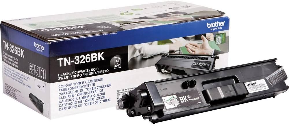 Brother TN-326BK Toner Cartridge Black High Yield Genuine Supplies