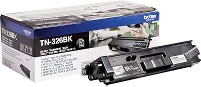 Brother TN-326BK Toner Cartridge Black High Yield Genuine Supplies