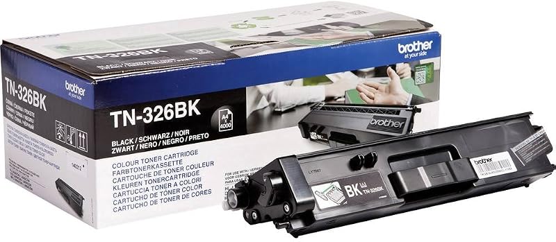 Brother TN-326BK Toner Cartridge Black High Yield Genuine Supplies
