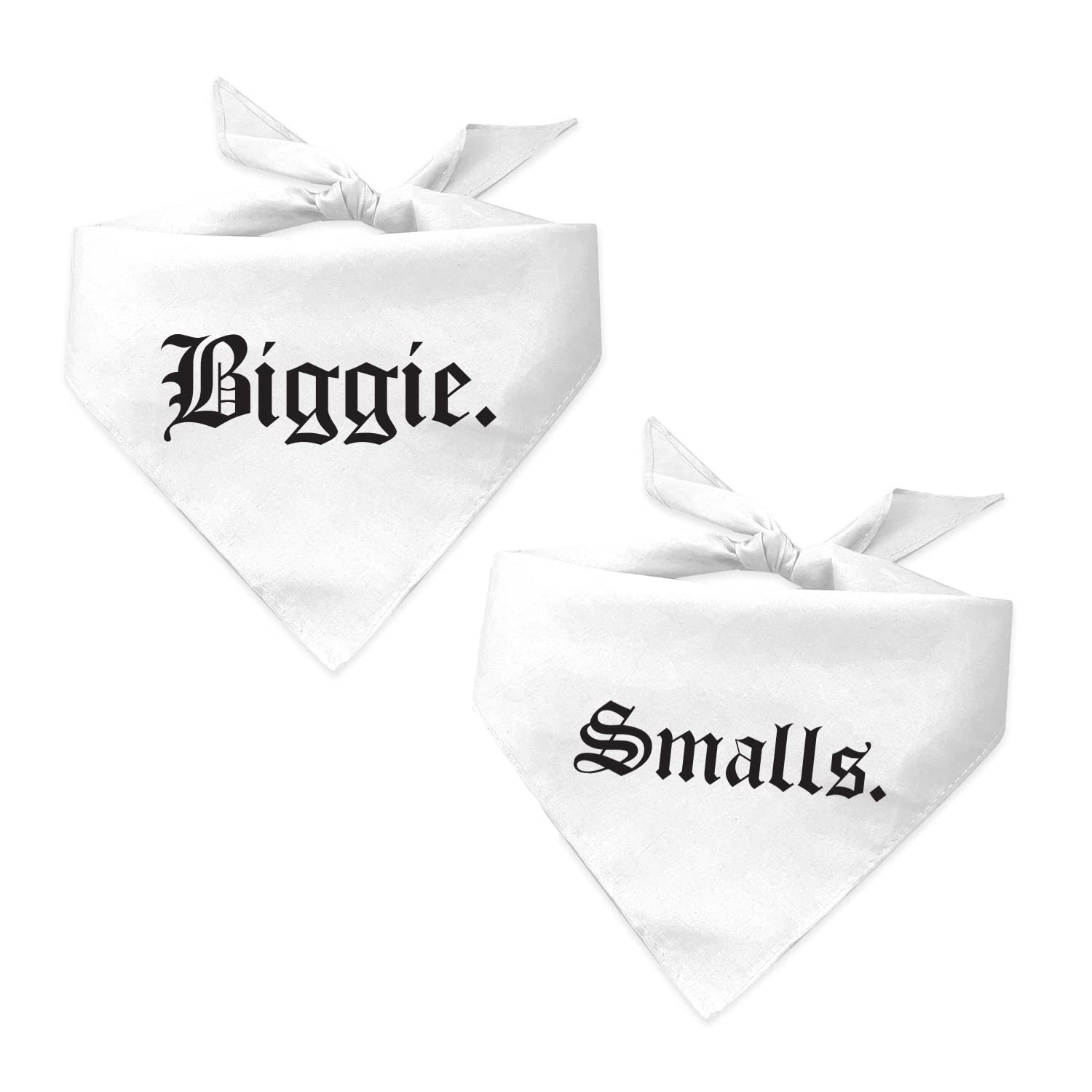Tees & Tails| Biggie and Smalls Matching 90's Hip Hop Dog Bandana