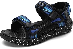 kulebear Kids Boys Summer Sports Sandals Hiking Beach Outdoor Open toe Sports Sandals for Kids