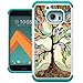 HTC 10 Case, UrSpeedtekLive [Drop Protection] Dual Layer Protector Hybrid Defender Hard Back Cover Case for HTC 10 - Love Tree
