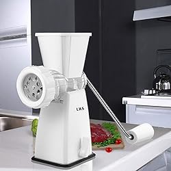 LHS Manual Meat Grinder with Stainless Steel Blades