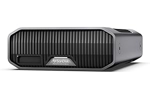SanDisk Professional 12TB G-Drive Project - External HDD, Thunderbolt 3, USB (10Gbps), 7200RPM Ultrastar Hard Drive, Up to 25